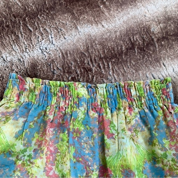 LoveShackFancy Ruffle Mini Skirt Pastel Fields - Picture 5 of 10